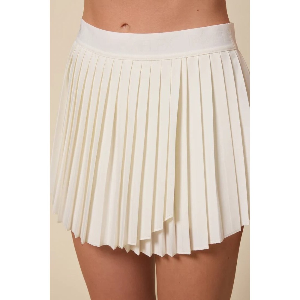 Popflex Ace 'em Pleated Skort - Coconut Cream Women's size L NWT